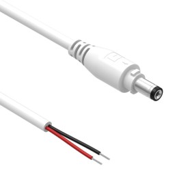 1 pcs : 10-02934 - Cable Assembly 2.1mm ID, 5.5mm OD Plug to Wire Leads Round 3.00' (915.00mm)
