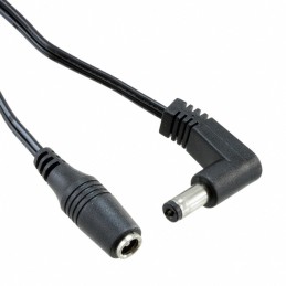 1 pcs : CA-2213 - Cable Assembly 2.1mm ID, 5.5mm OD Jack to Plug, Right Angle Flat 6.0' (1.83m)