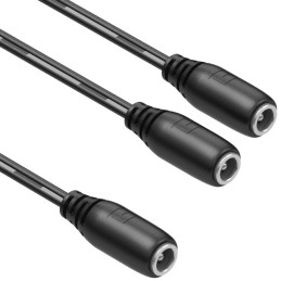 1 pcs : 10-02746 - Cable Assembly 2.1mm ID, 5.5mm OD Jack to Jack (2) Flat 1.48' (450.00mm)