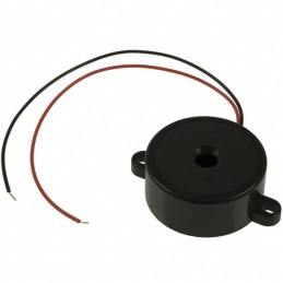 1 pcs : CEP-2260A - Buzzers Indicator, Internally Driven Piezo 12 V 10mA 3.5kHz 93dB @ 12V, 30cm Panel Mount, Flange Wire Leads
