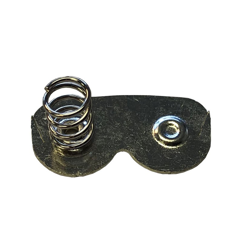 1 pcs : BK-6181 - Battery Contact Spring and Solid Button AAA 2 Cell