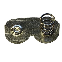 1 pcs : BK-6180 - Battery Contact Spring and Solid Button AAA 2 Cell