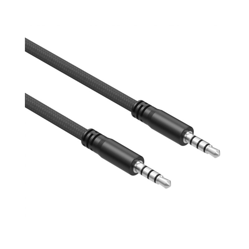 1 pcs : 10-03750 - Cable Stereo (4 Conductor, TRRS) Phone Plug, 3.5mm (1/8') To Phone Plug, 3.5mm (1/8') 3.0' (91.44cm)