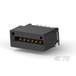 5 pcs - TE Connectivity Right Angle Female Edge Connector, Through Hole Mount, 12-Contacts, 2.54mm Pitch, 2-Row, Solder