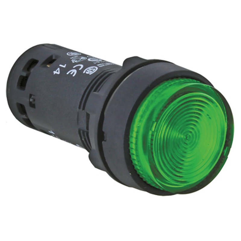 10 pcs - Schneider Electric Harmony XB7 Series Illuminated Push Button, Panel Mount, 22mm Cutout, SPST