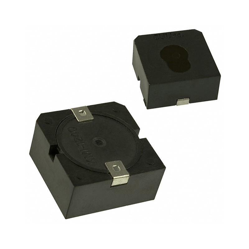 1 pcs : CMI-1240-SMT - Buzzers Indicator, Internally Driven Piezo 12 V 18mA 4kHz 83dB @ 12V, 10cm Surface Mount Solder Pads