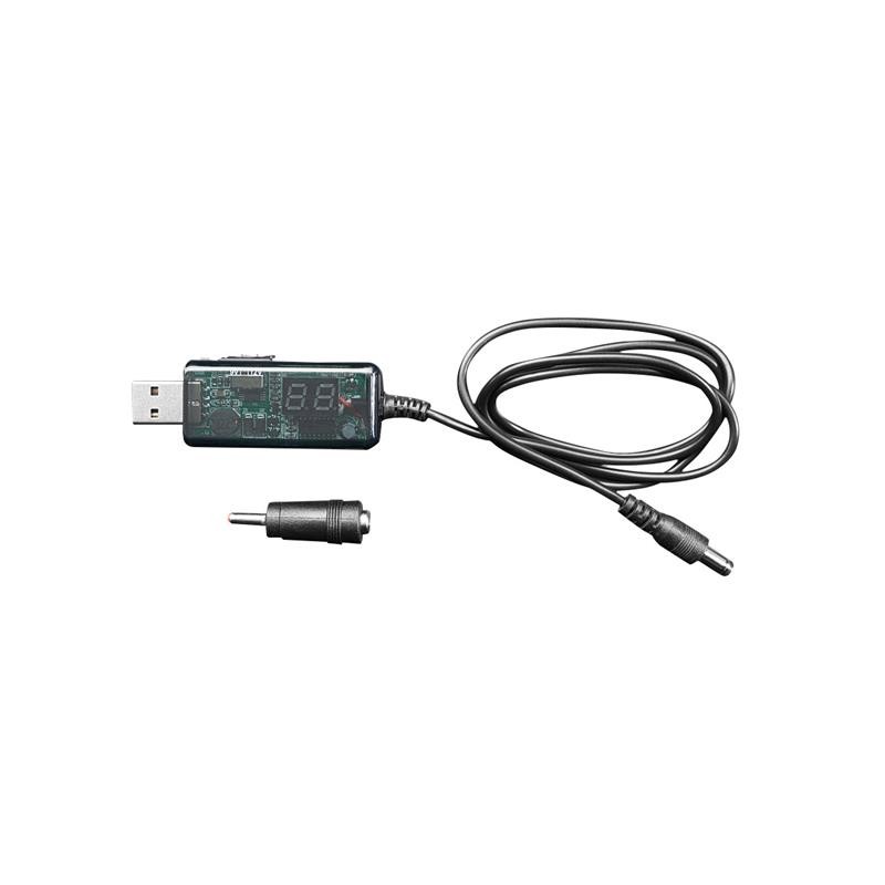 1 pcs : 5457 - Cable Assembly Barrel Plug - 2.5mm ID, 5.1mm OD to USB A Male Plug 2.50' (762.0mm)