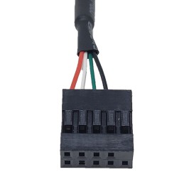 1 pcs : MSP-MINI9P - Cable Assembly Rectangular 09 pos Socket to Mini B Male, Right Angle 2.00' (609.6mm)