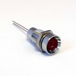 1 pcs - CML Innovative Technologies 1905X00X Series Red Panel Mount Indicator, 2V, 8mm Mounting Hole Size