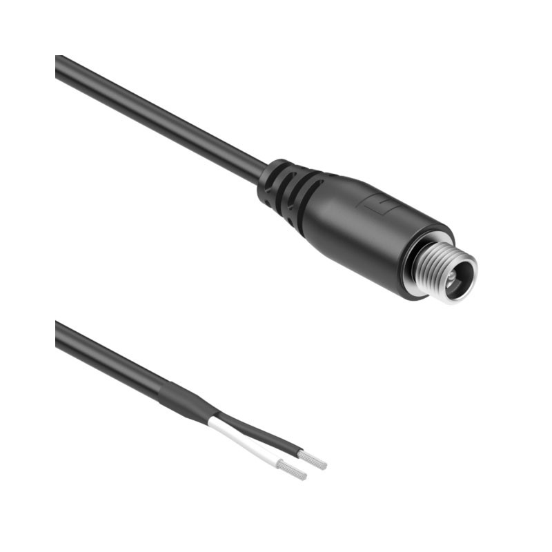 1 pcs : 10-03319 - Cable Assembly 2.5mm ID, 5.5mm OD Jack to Wire Leads Round 6.6' (2.00m)