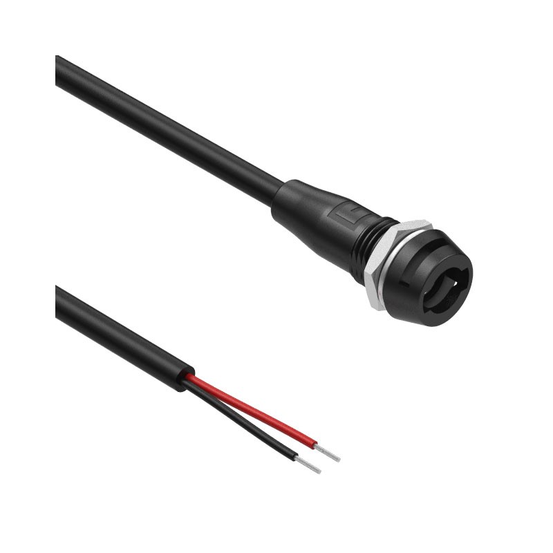 1 pcs : 10-02980 - Cable Assembly 2.5mm ID, 5.5mm OD Jack to Wire Leads Round 1.00' (305.00mm)