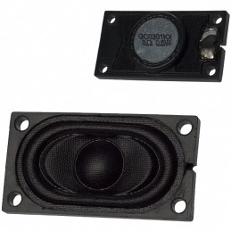 1 pcs : GC0301K - 8 Ohms General Purpose Speaker 500 mW 400 Hz ~ 4 kHz Top Oval, Rectangular Frame