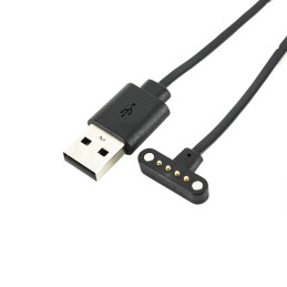 1 pcs : US-4P4P-2148002 - Cable Assembly USB A Male Plug to 4 pos Male Magnetic DC Connector 2.50' (762.0mm)