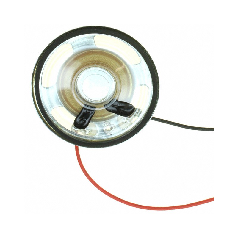 1 pcs : CLS0401M-L152 - 8 Ohms Low Profile Speaker 200 mW 600 Hz ~ 8 kHz Top Round
