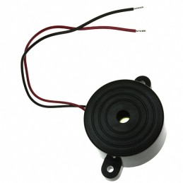 1 pcs : CPE-420 - Buzzers Indicator, Internally Driven Piezo 12 V 50mA 2.8kHz 102dB @ 12V, 30cm Panel Mount, Flange Wire Leads