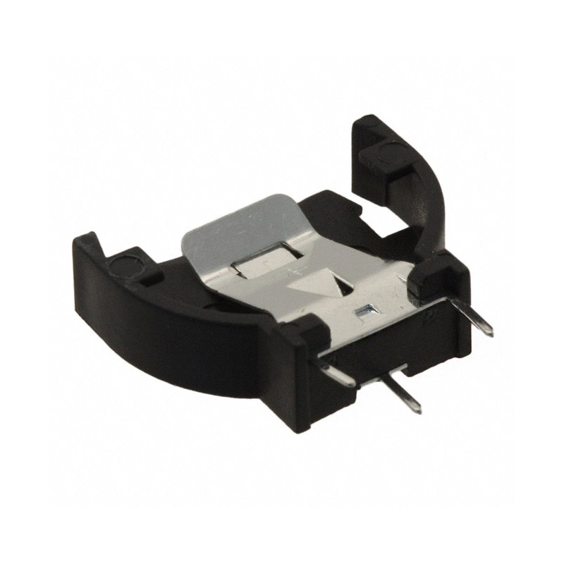 1 pcs : BS-5 - Battery Holder (Open) Coin, 20.0mm 1 Cell PC Pin