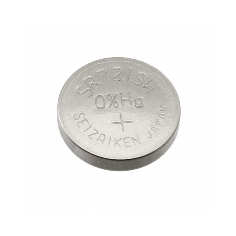 1 pcs : SR721SW - Coin, 7.9mm Silver Oxide 1.55 V Battery Non-Rechargeable