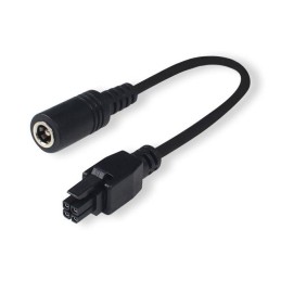 1 pcs : PR2PD01B - Cable Assembly Barrel Jack - 2.1mm ID, 5.5mm OD to Rectangular 04 pos Socket 0.33' (100.0mm)