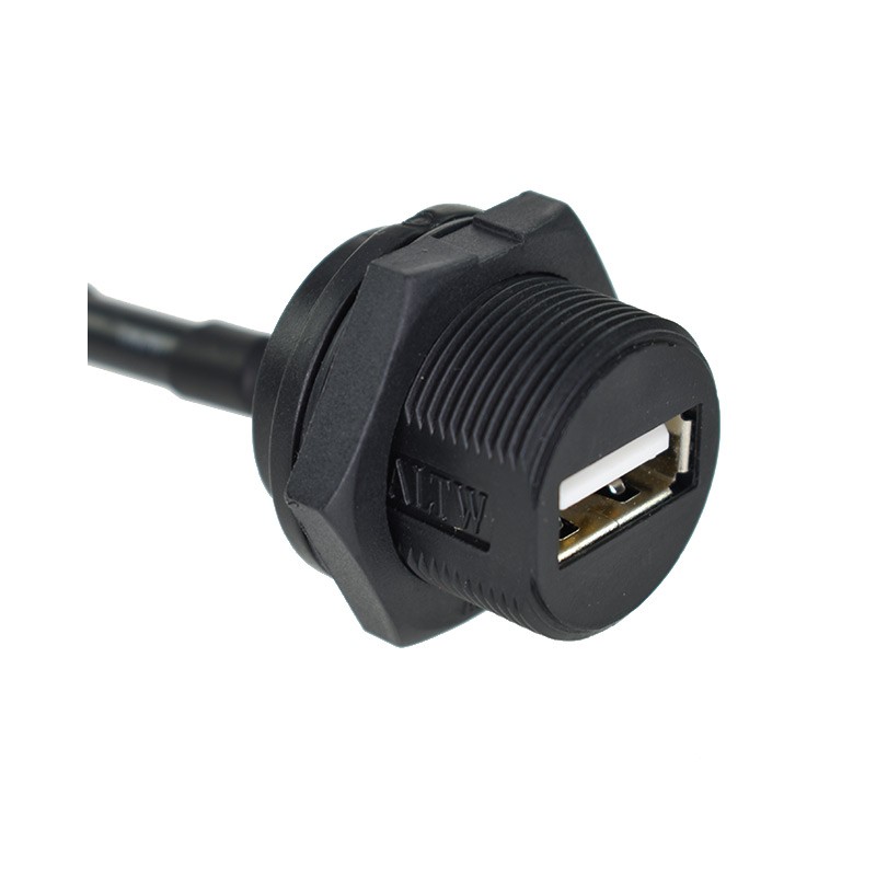 1 pcs : UA-20PMFP-SC8002 - Cable Assembly Rectangular 05 pos Plug to USB A Female Jack 0.16' (50.0mm)
