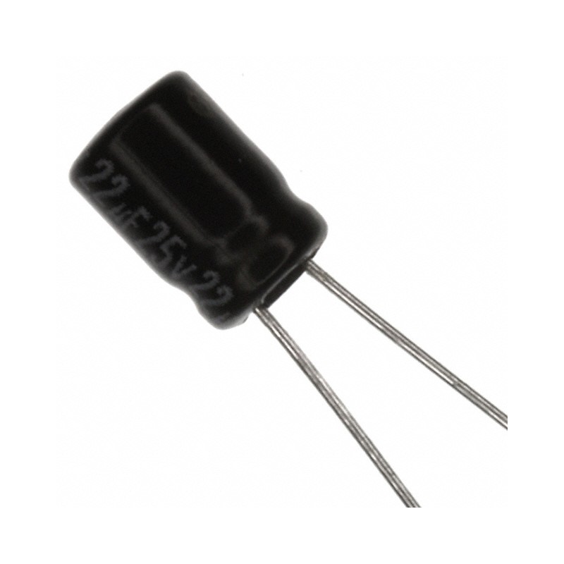 1 pcs : ECE-A1EKA220 - CAP ALUM 22UF 20% 25V RADIAL