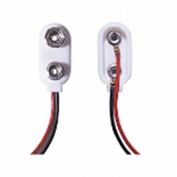 1 pcs : BS3I-MC - Battery Connector, Snap 9V 1 Cell Wire Leads - 3' (76.2mm)