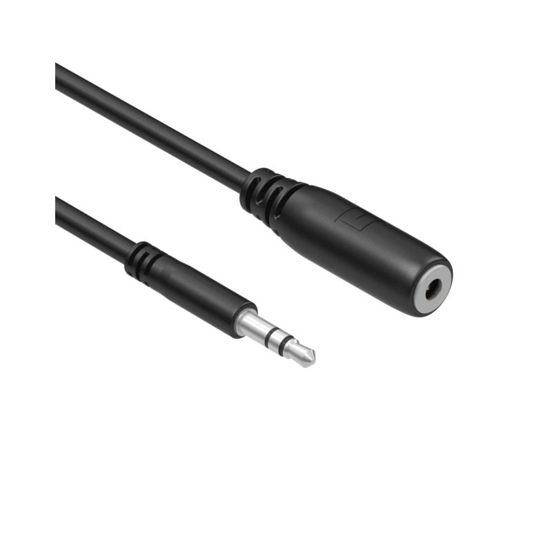 1 pcs : 10-03203 - Cable Stereo (3 Conductor, TRS) Phone Jack, 3.5mm (1/8') To Phone Plug, 3.5mm (1/8') 14.8' (4.50m)