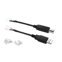 1 pcs : 100286 - Cable Assembly USB A Female Receptacle to Rectangular 10 pos Header 0.33' (101.6mm)