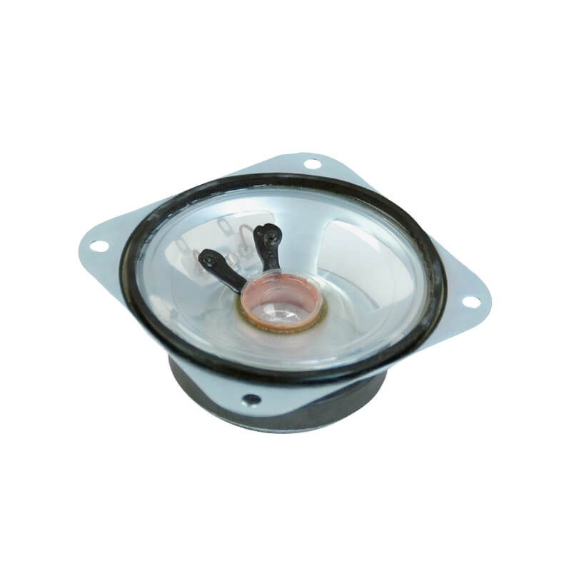 1 pcs : GF0876M - 8 Ohms General Purpose Speaker 12 W 580 Hz ~ 18 kHz Top Round, Square Frame