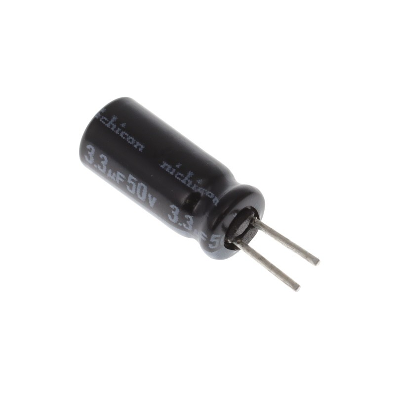 1 pcs : UVZ1H3R3MDD1CA - CAP ALUM 3.3UF 20% 50V RADIAL