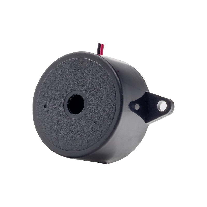 1 pcs : CPI-3016-90L080 - Buzzers Indicator, Internally Driven Piezo 12 V 15mA 3.5kHz 90dB @ 12V, 30cm Panel Mount, Flange Wire 