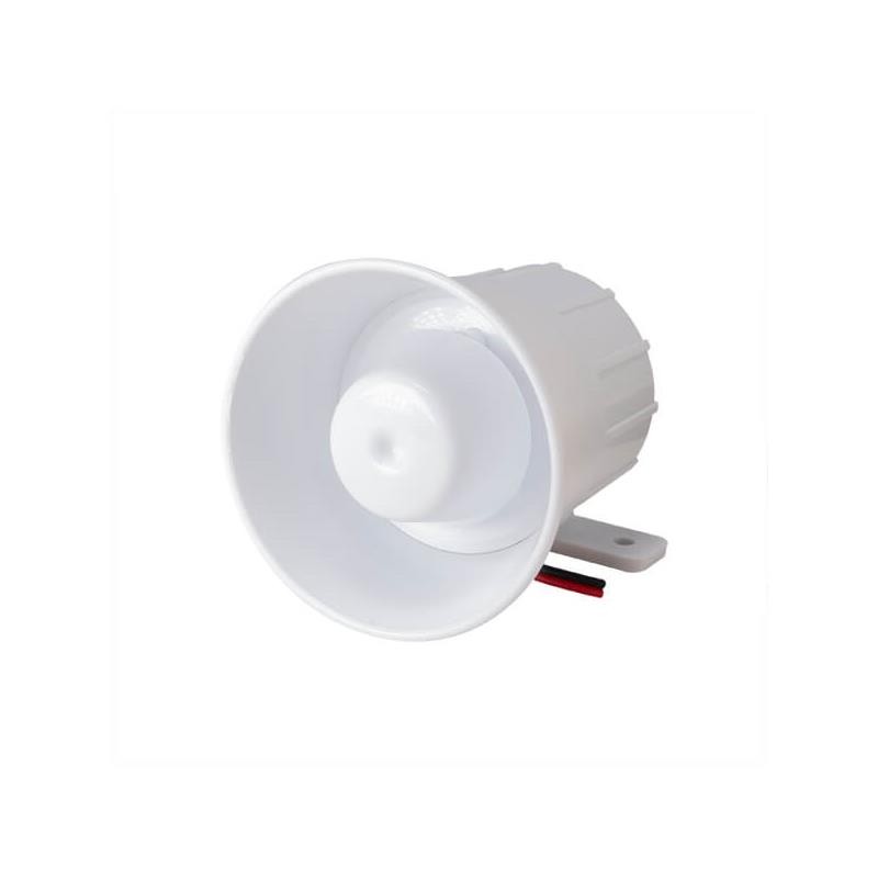 1 pcs : CPS-6964W-6105PM - Buzzers Indicator, Internally Driven 24 V 80mA 102dB @ 24V, 100cm Bracket Mount Wire Leads