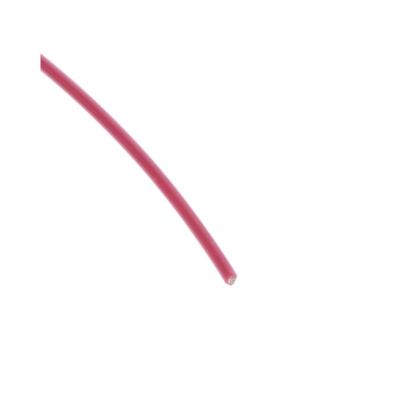 1 pcs : FLTWC0311-22-2 - HOOK-UP STRND 22AWG RED 11FT