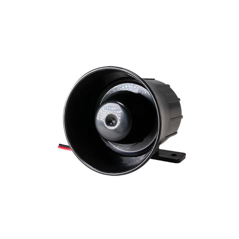 1 pcs : CPS-6964-6105PM - Buzzers Indicator, Internally Driven 24 V 80mA 102dB @ 24V, 100cm Bracket Mount Wire Leads