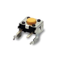 10 pcs - Ivory Plunger Tactile Switch, SPST 1.2 VA 6mm Through Hole