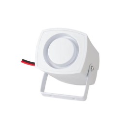 1 pcs : CPS-4059W-6105PM - Buzzers Indicator, Internally Driven 24 V 200mA 100dB @ 24V, 100cm Bracket Mount Wire Leads