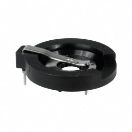 1 pcs : 106 - Battery Holder (Open) Coin, 20.0mm 1 Cell PC Pin