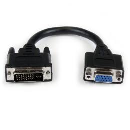 1 pcs : DVIVGAMF8IN - Cable Assembly DVI-I Male to VGA Female 0.67' (203.2mm)