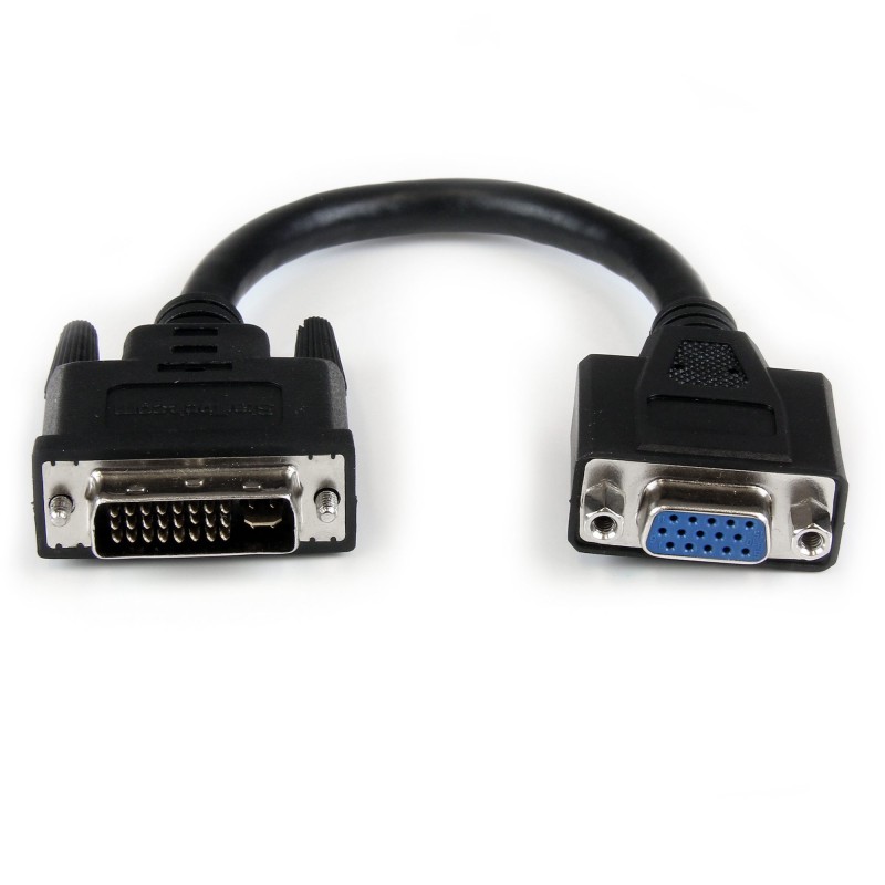1 pcs : DVIVGAMF8IN - Cable Assembly DVI-I Male to VGA Female 0.67' (203.2mm)