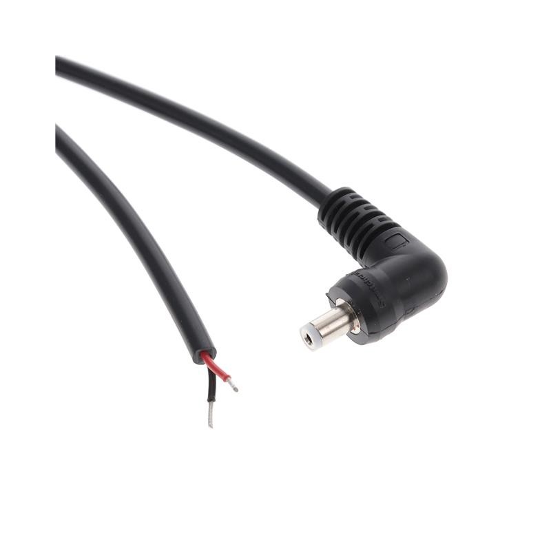 1 pcs : CARAS76007984 - Cable Assembly 2.0mm ID, 5.5mm OD Plug, Right Angle to Wire Leads Round 6.6' (2.00m)