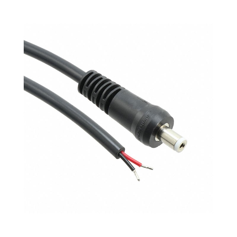 1 pcs : CAS76007984 - Cable Assembly 2.0mm ID, 5.5mm OD Plug to Wire Leads Round 6.6' (2.00m)