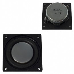 1 pcs : CMS0361KLX - 8 Ohms General Purpose Speaker 2 W 184 Hz ~ 20 kHz Top Round, Square Frame