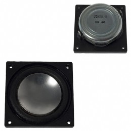 1 pcs : CMS0401KL-1X - 8 Ohms General Purpose Speaker 4 W 256 Hz ~ 20 kHz Top Round, Square Frame