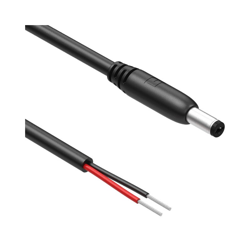 1 pcs : 10-03350 - Cable Assembly 2.5mm ID, 5.5mm OD Plug to Wire Leads Round 20.0' (6.10m)