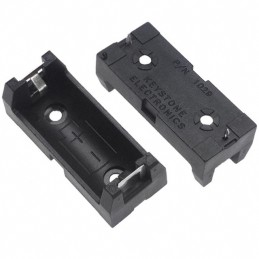 1 pcs : 1029 - Battery Holder (Open) 2/3A 1 Cell PC Pin