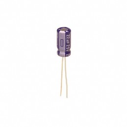 1 pcs : ECA-1EM220 - CAP ALUM 22UF 20% 25V RADIAL