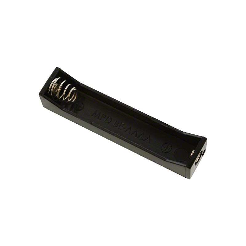1 pcs : BE-AAAA-PC - Battery Holder (Open) AAAA 1 Cell PC Pin