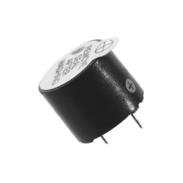 1 pcs : TE122405-2 - Buzzers Transducer, Externally Driven Electromechanical 5 V 50mA 2.4kHz 85dB @ 5V, 10cm Through Hole PC Pin