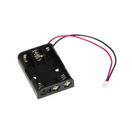 1 pcs : 2273 - Battery Holder (Open) AAA 3 Cell Wire Leads with Connector