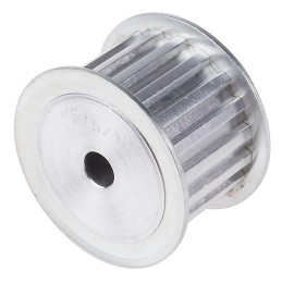 1 pcs - RS PRO Timing Belt Pulley, Aluminium 16mm Belt Width x 5mm Pitch, 19 Tooth