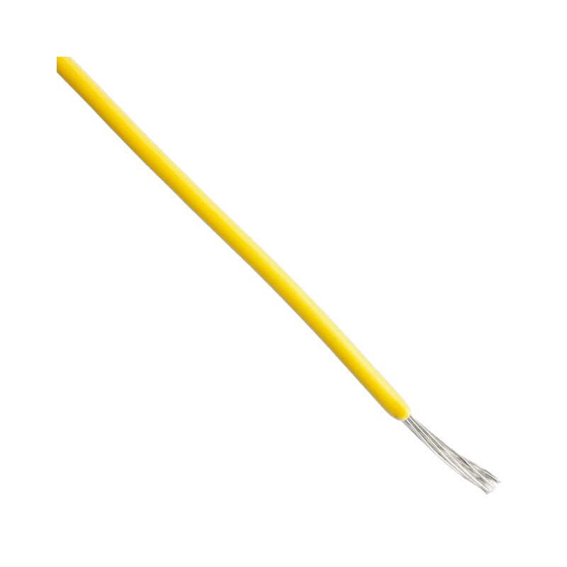 1 pcs : 55A0111-24-4 - HOOK-UP STRND 24AWG YELLOW FEET